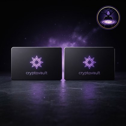 cryptovault Basic — 2-card NFC hardware wallet set